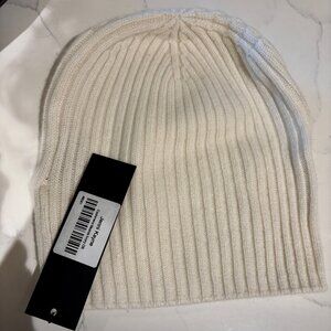 NWOT Jenni Kayne Cashmere Ivory Knit Beanie